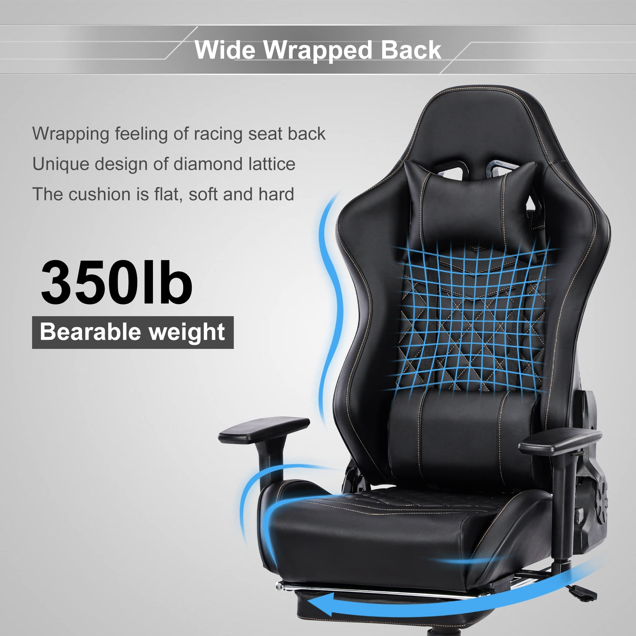 15 Superior Gaming Chair 350 Lb Weight Capacity For 2023 | Citizenside pertaining to