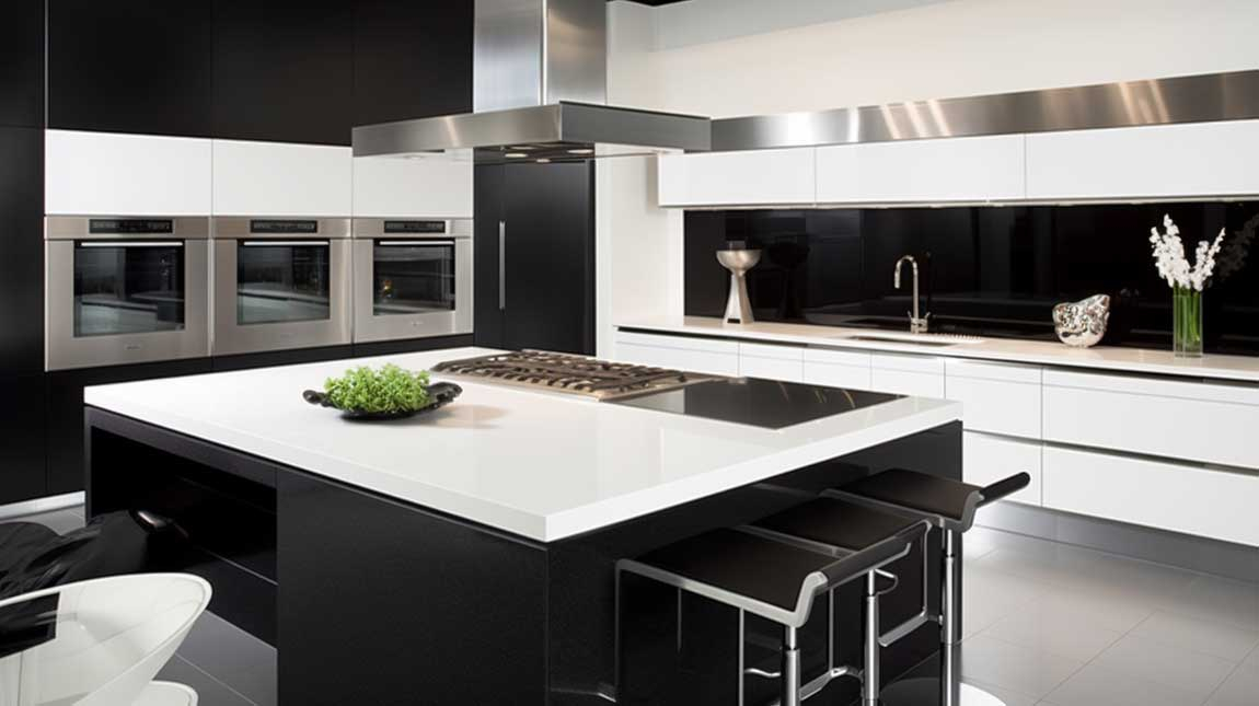 Achieving Timeless Style The Art of Modern Black and White Kitchens