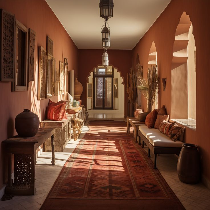 16 Inspired Moroccan Hallway Decor Ideas - Edward George | Moroccan ... in From Souks to Sofas Inspired Moroccan Decor Tips