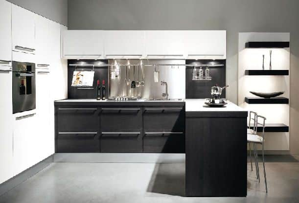 16 Timeless Black &amp;Amp; White Kitchen Designs For Every Modern Home with regard to