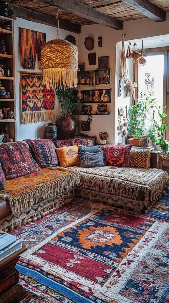 17 Cozy Boho Living Room Ideas To Inspire Your Space | The Olive Branch ... for