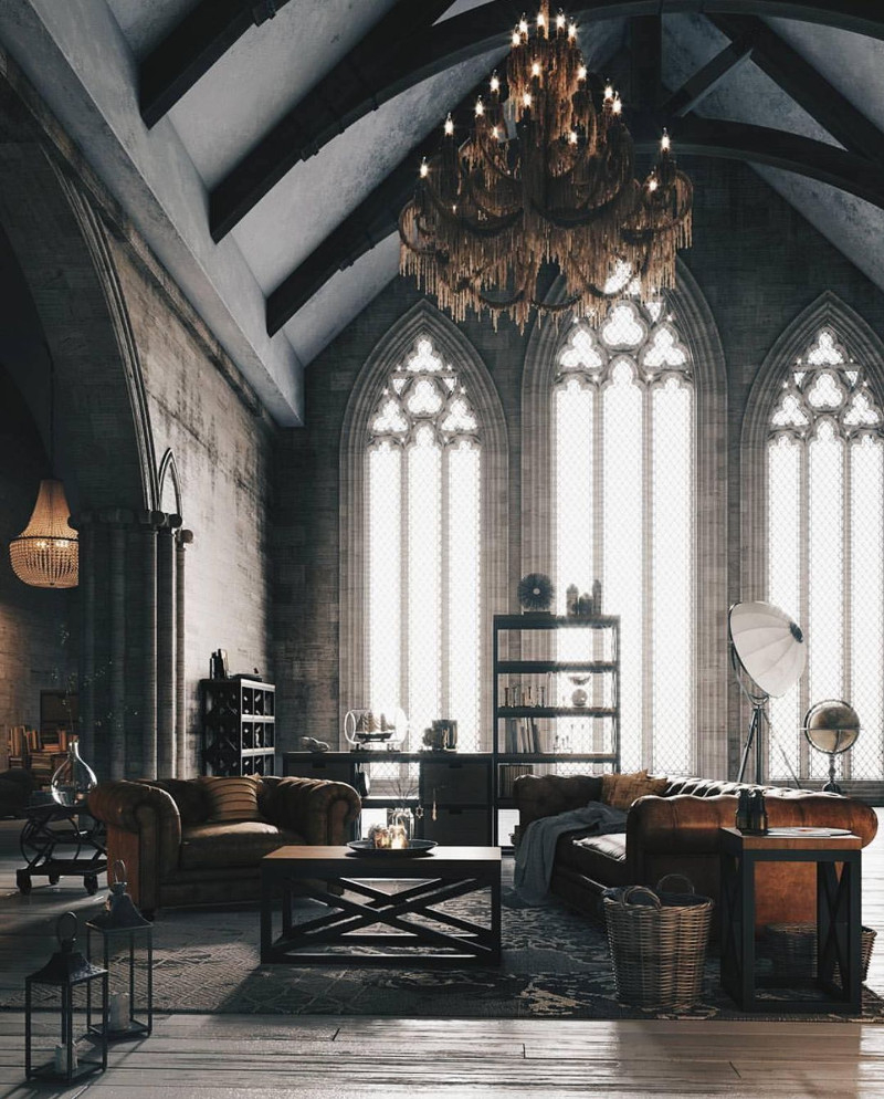 17+ Delicious Gothic Living Room Ideas In 2023 | Houszed regarding Gothic Home Design Ideas