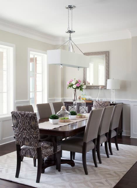 18 Incredible Traditional Dining Room Designs You'll Love within Expert Tips for Choosing a Dining Room Table Color You'll Love