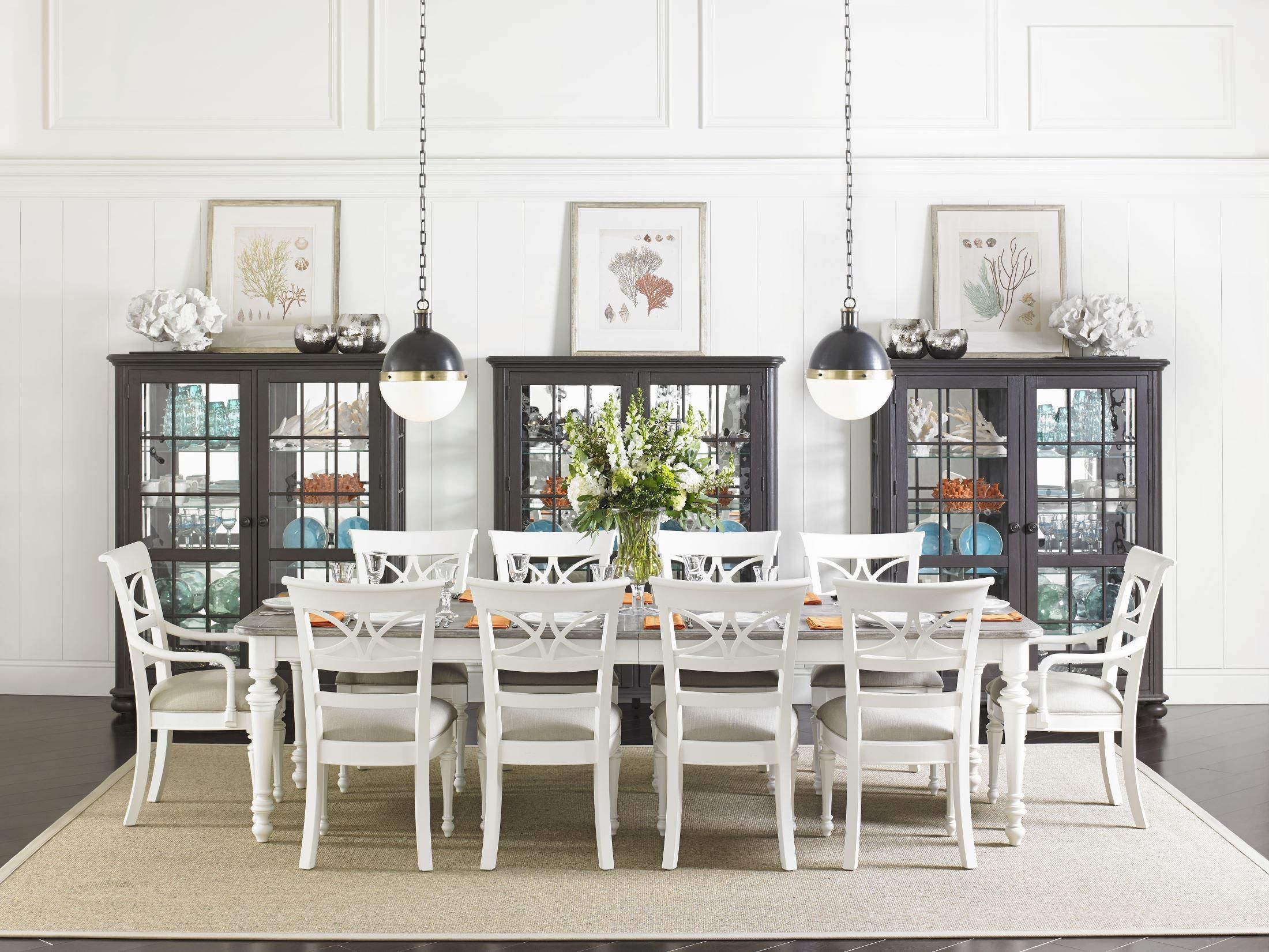 19+ Beautiful Beachy Dining Room Tables - 2019 | Coastal Dining Room ... inside The Enduring Charm of Nautical Dining Tables A Closer Look