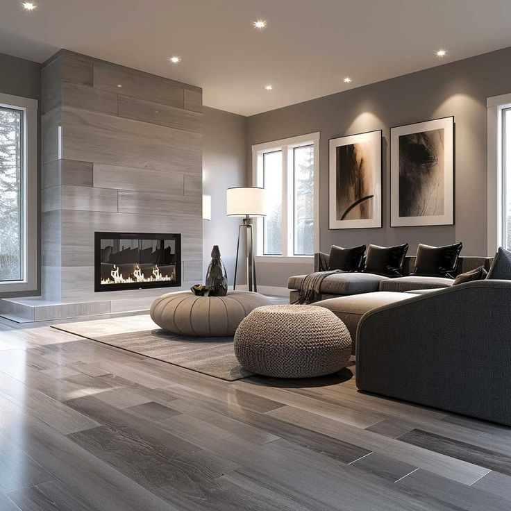 19+ Grey Flooring Living Room Concepts For A Contemporary Home Update ... inside Expert Tips for Decorating a Living Room with Gray Flooring