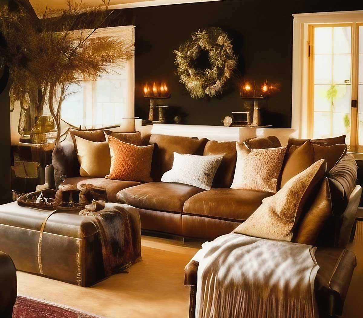 Achieve Cozy Elegance with These Leather Living Room Concepts
