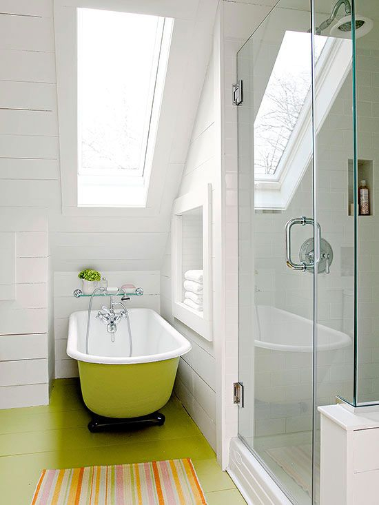 19 Small-Bathroom Decorating Ideas With Big Impact | Small Bathroom ... intended for Creating Big Impact in Small Bathrooms Innovative Design Strategies