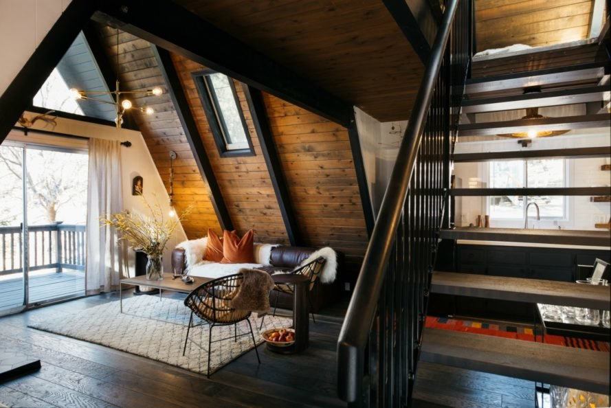 1970S A-Frame Cabin Transformed Into Light-Filled Modern Getaway with regard to