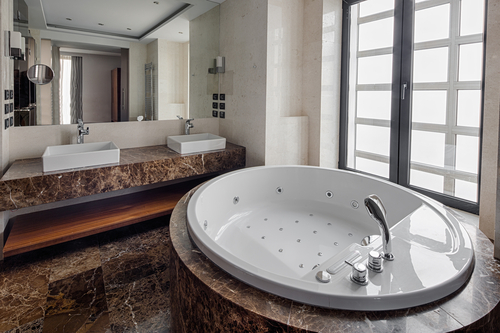 20 Bathroom Jacuzzi Designs For A Lavish Living Space within