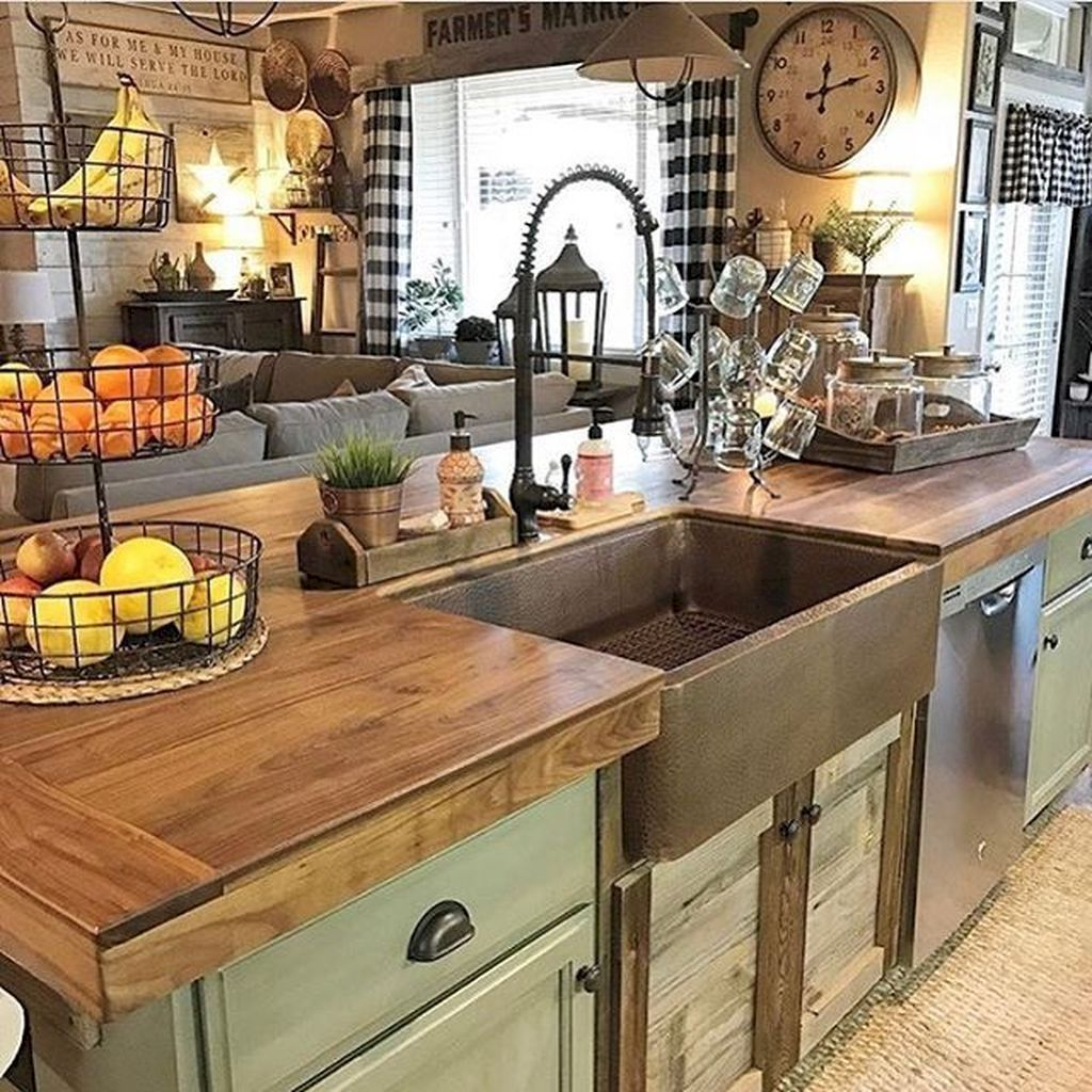 20+ Beautiful Farmhouse Kitchen Décor And Remodel Ideas For You ... throughout Crafting Cozy Spaces Simple Farmhouse Design Inspiration