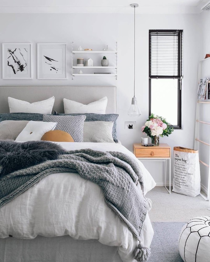 20 Best Ways To Decor Your Bedroom With A Scandinavian Design with How Wood Elements Can Elevate Your Bedroom's Comfort and Style