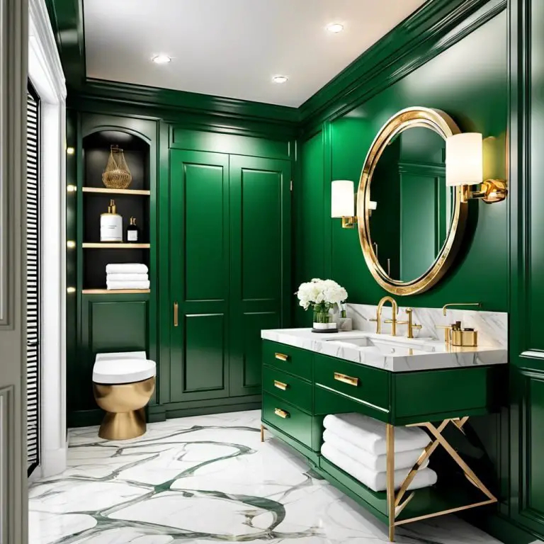 20 Emerald Green Bathroom Ideas: Your Ultimate Guide For A Stunning ... pertaining to Beyond the Basics Expert Tips for Your Green and White Bathroom Transformation
