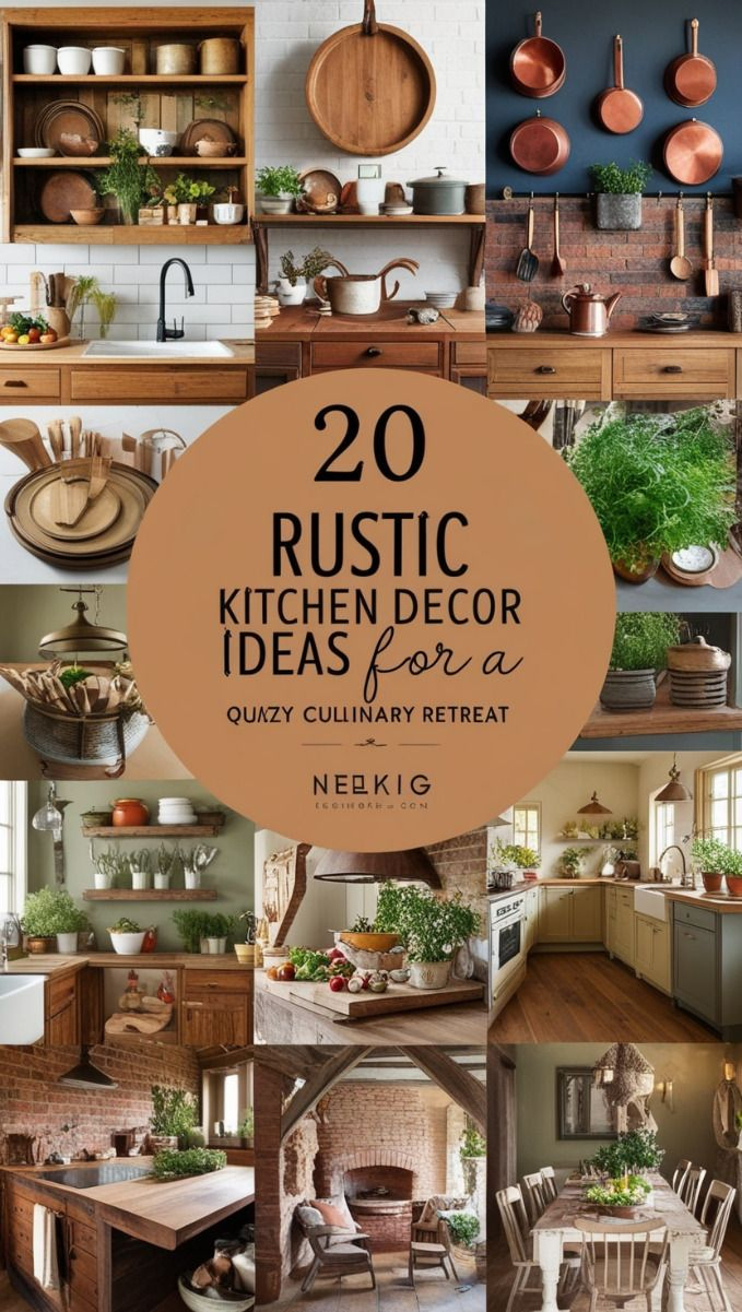 20 Rustic Kitchen Decor Ideas To Infuse Your Space With Vintage Flair ... in How to Infuse Your Modern Kitchen with Authentic Vintage Style