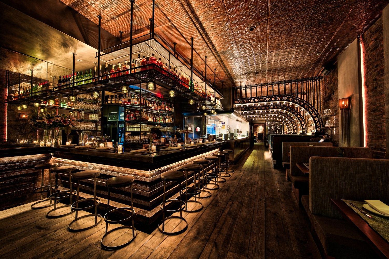 2016 Restaurant &amp;Amp; Bar Design Awards Announced,Kat &amp;Amp; Theo (New York, Usa ... for Bar Interior Design Ideas