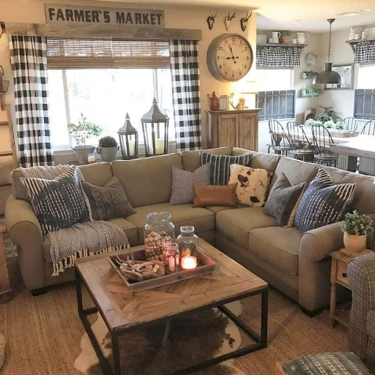 21 Amazing Small Farmhouse Living Room - Home Decoration And ... pertaining to