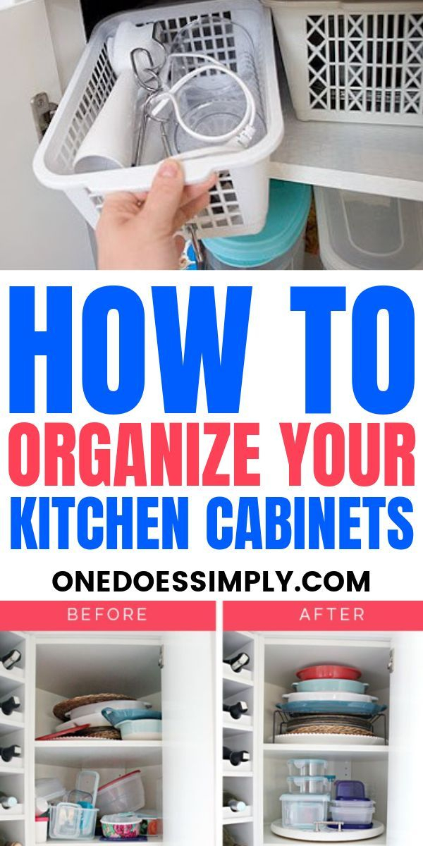 21 Awesome Ideas To Organize Your Kitchen Cabinet - One Does Simply ... inside Expert Tips for Organizing Your Kitchen Cabinets Effectively