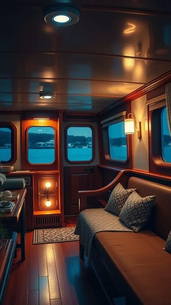 21 Cozy And Functional Small Boat Interior Ideas throughout