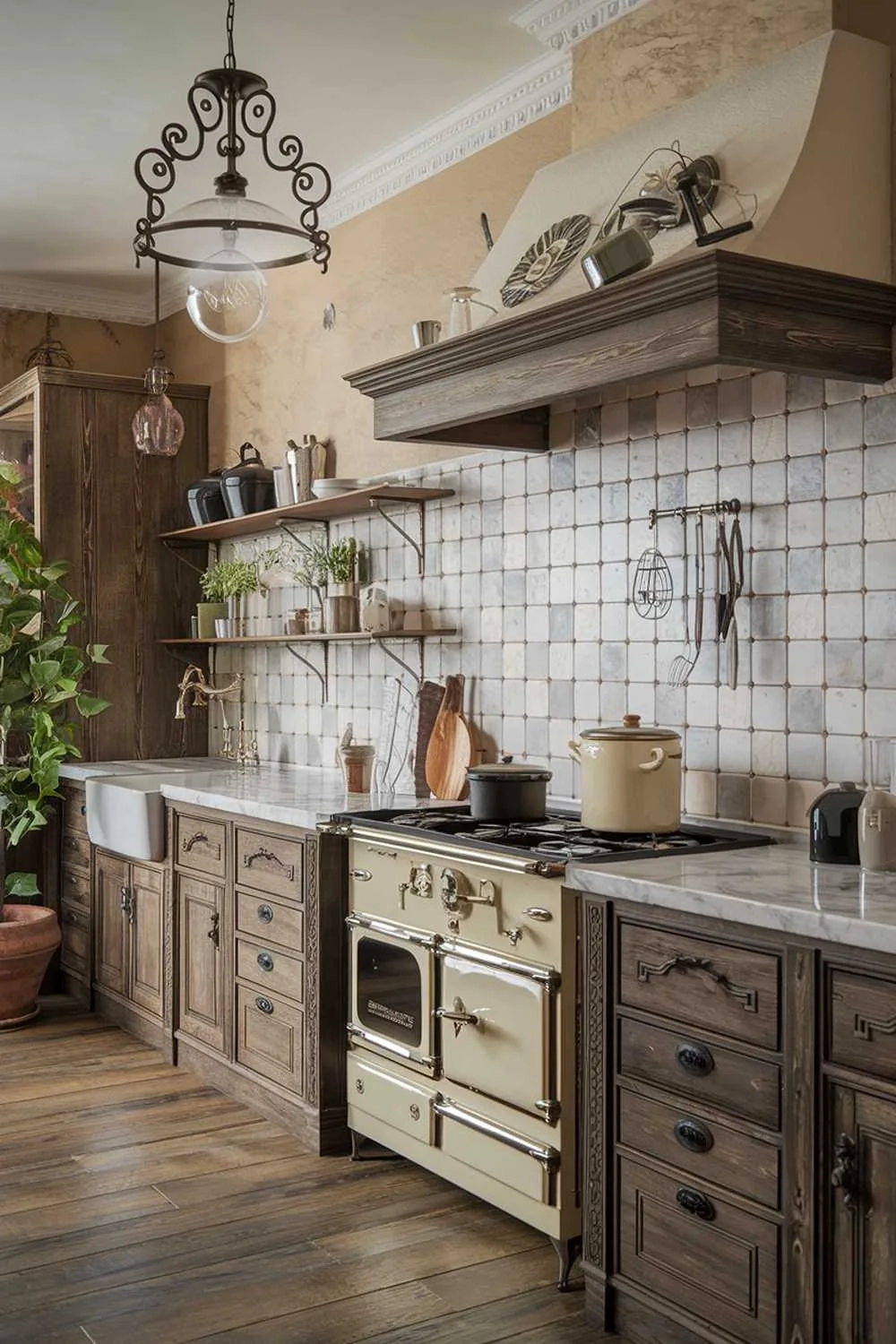 22 Modern Vintage Kitchen Decor Ideas For A Timeless Look intended for