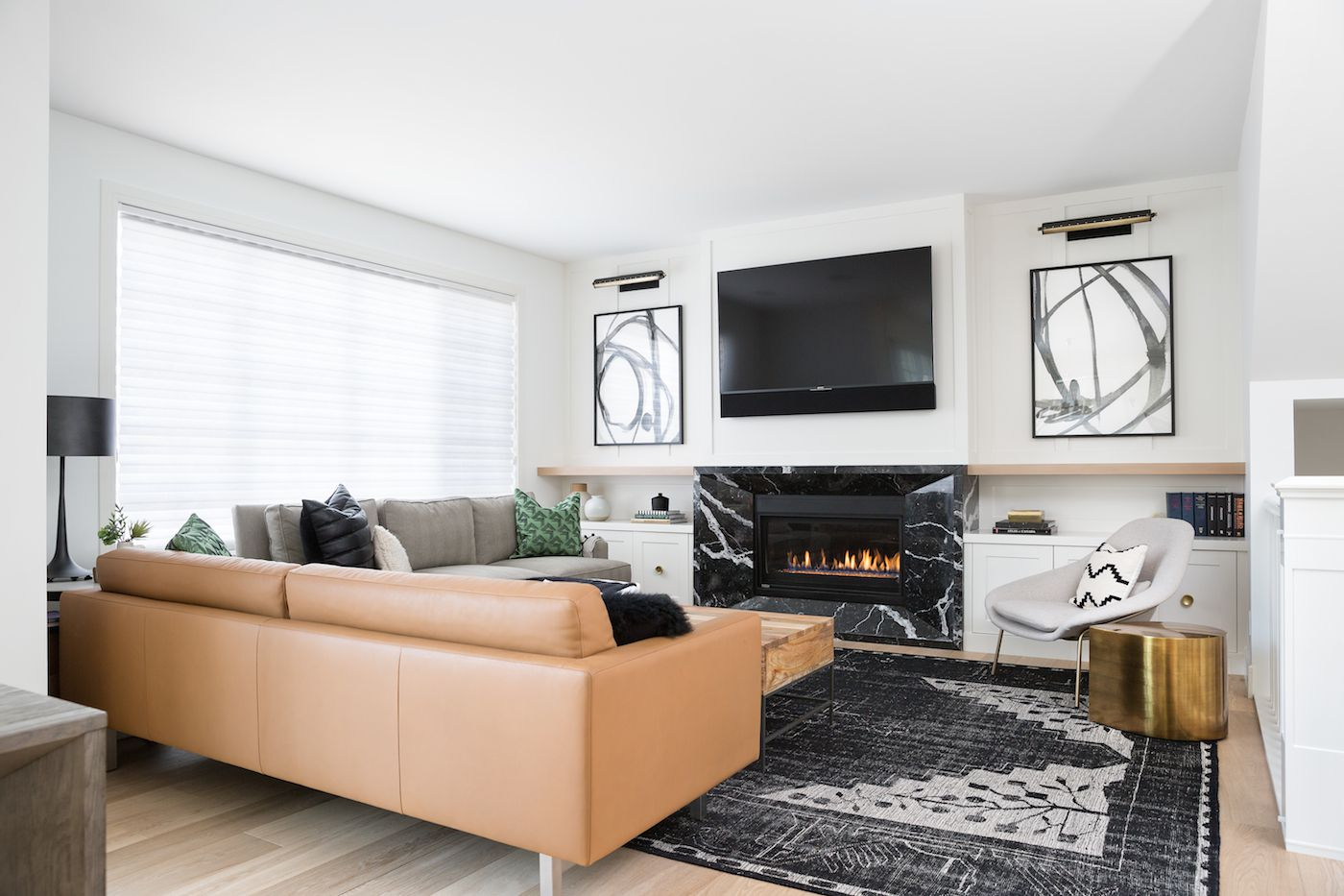 23 Living Rooms With Leather Sofas That Look Incredible within Inspiration for Dreamy Cream Leather Sofa Living Room Designs