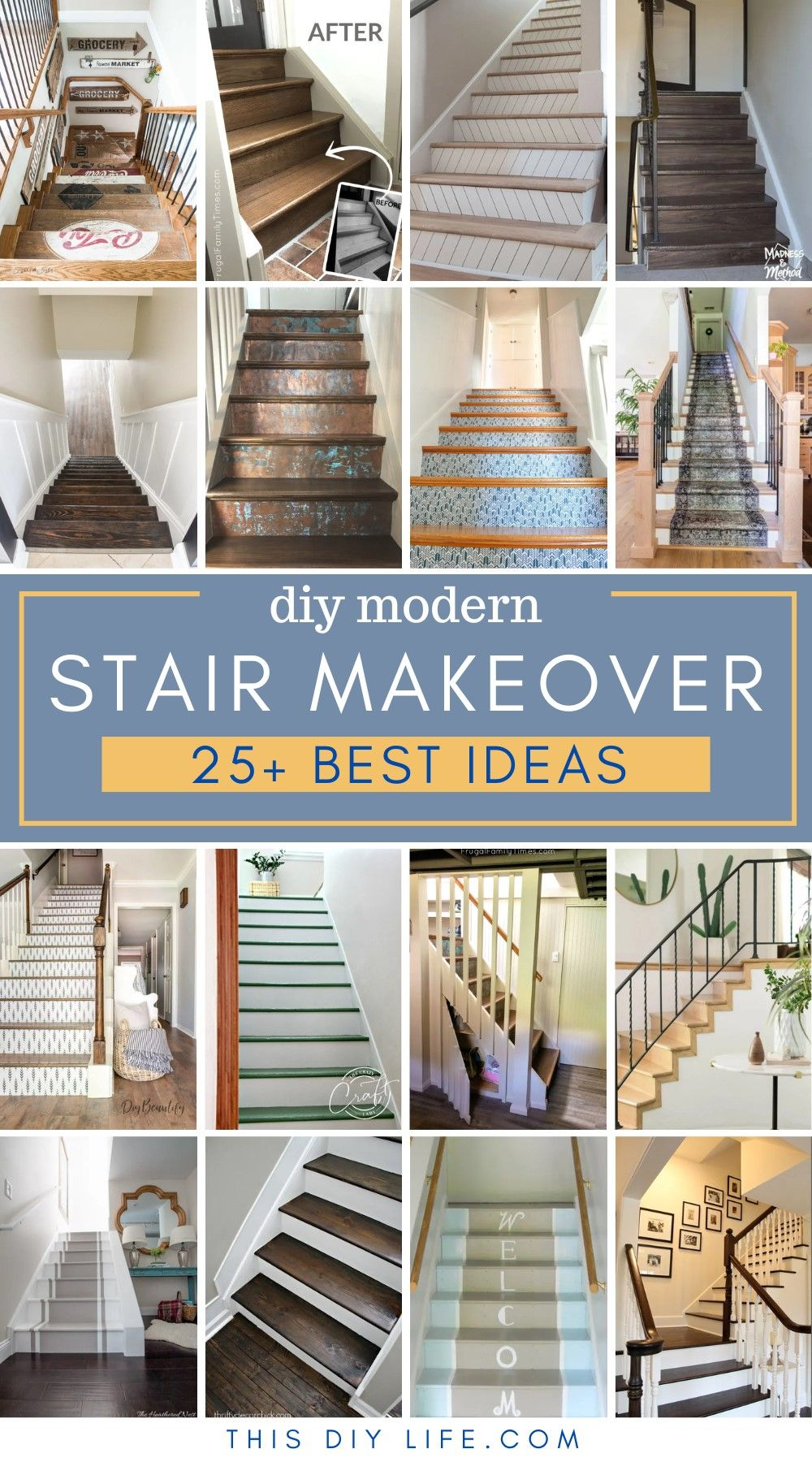 25 Best Diy Stair Makeover Ideas – Artofit throughout Staircase Makeovers That Will Completely Wow Your Guests