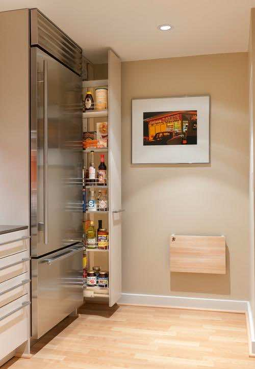 25 Cool Space Saving Ideas For Your Kitchen inside Clever Space-Saving Secrets for Small Kitchens
