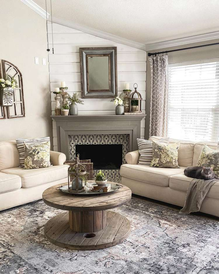 25 Corner Fireplace Ideas To Make A Cozy Statement regarding From Cozy Corners to Grand Statements The Versatility of Wooden Living Room Pieces