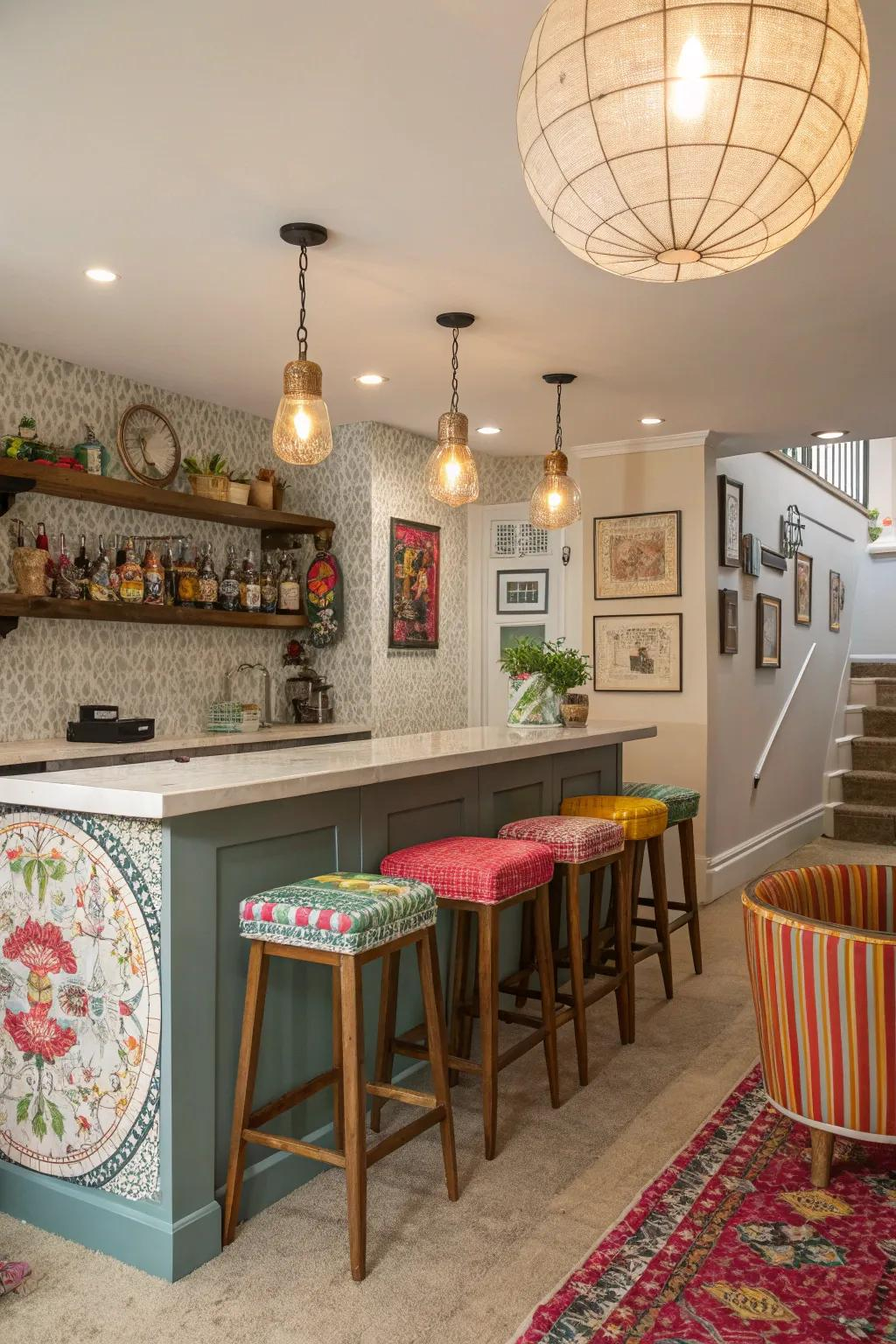 25+ Creative Ways To Style Your Home Bar intended for Unleash Your Home's Personality with These Quirky Design Touches