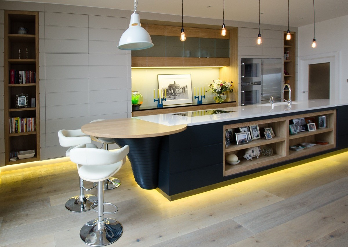 25 Examples Of Awesome Modern Kitchen Lighting inside