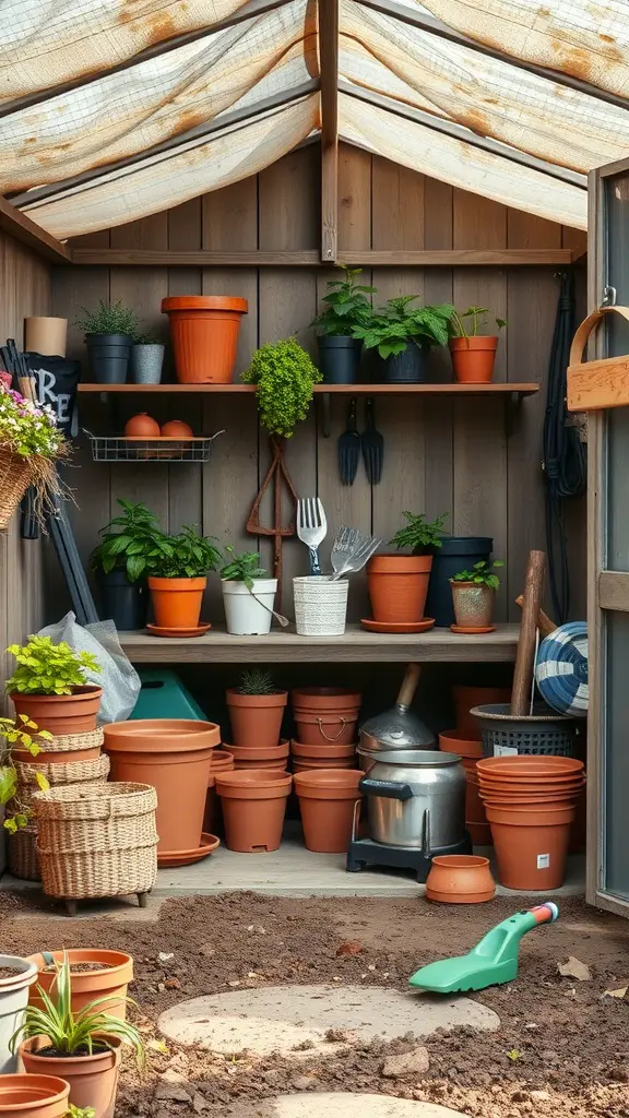 25 Inspiring Potting Shed Interior Ideas For Garden Lovers | Mowerslab within Transform Your Potting Shed into a Stylish and Functional Oasis