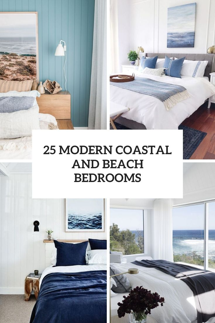 25 Modern Coastal And Beach Bedrooms - Shelterness in