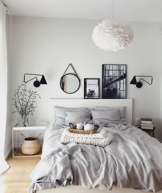 25 Simple Ways To Make A Grey Bedroom Cool - Digsdigs for From Moody to Bright How to Nail Grey Bedroom Aesthetics