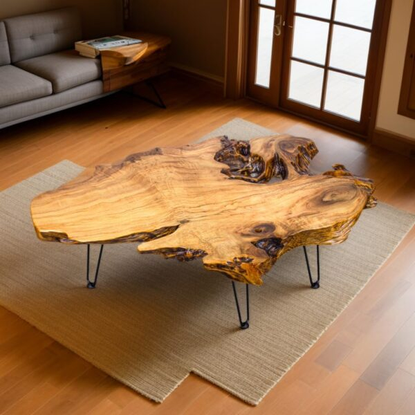 25 Solid Wood Coffee Tables To Bring Natural Beauty To Your Living Space intended for
