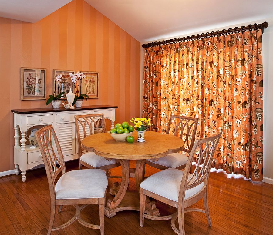 25 Trendy Dining Rooms With Spunky Orange inside
