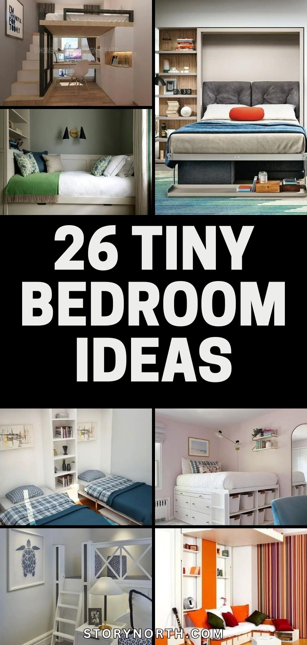 26 Tiny Bedroom Ideas To Maximize Your Space With Style | Tiny Bedroom ... for
