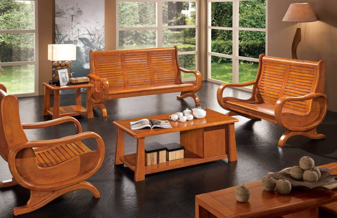 27 Excellent Wood Living Room Furniture Examples - Interior Design ... intended for Designing Your Dream Living Room With Natural Wood Furniture