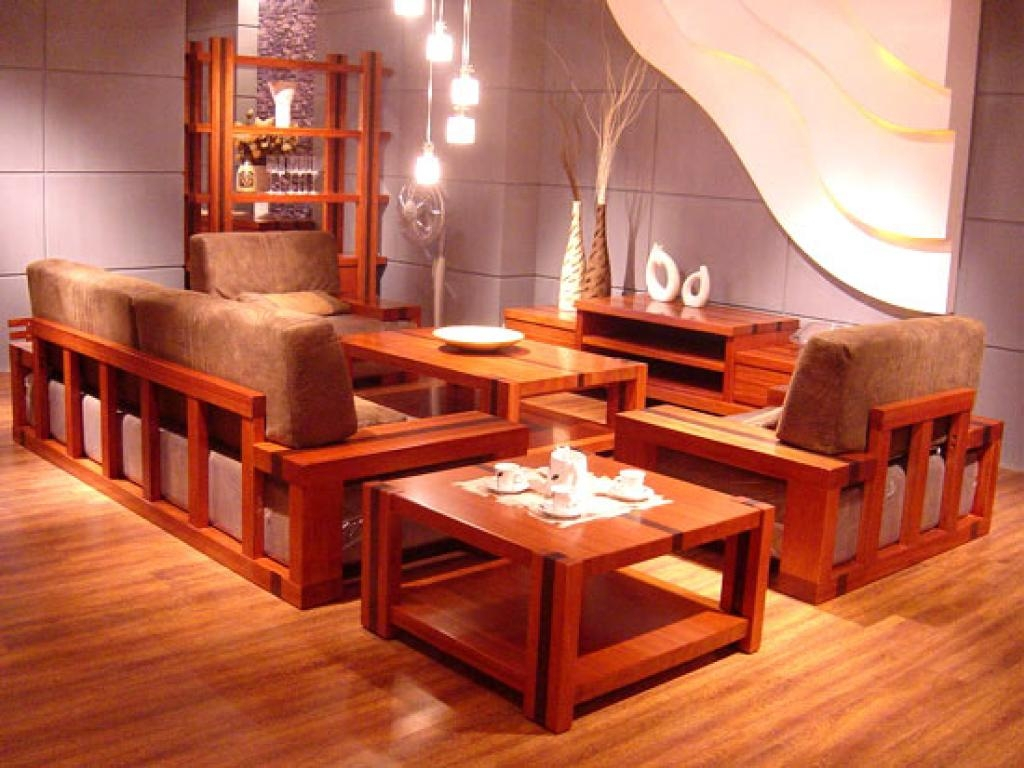 27 Excellent Wood Living Room Furniture Examples - Interior Design ... with regard to Natural Wood Living Room Furniture