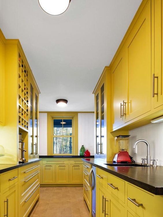 27 Yellow Kitchen Decor Ideas To Raise Your Mood - Digsdigs with regard to The Psychology of Color How Modern Yellow Kitchen Walls Influence Mood