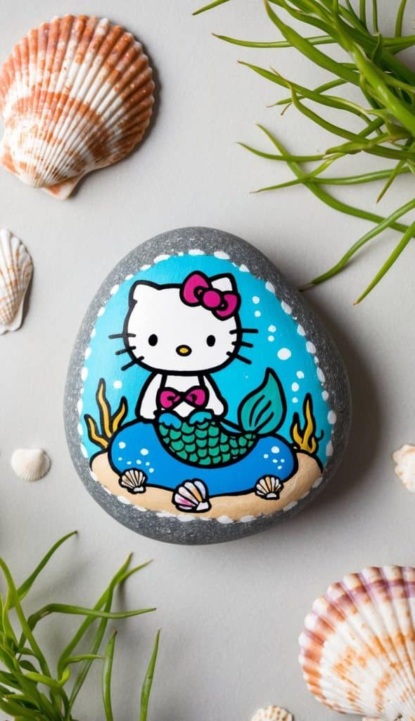 29 Hello Kitty Painted Rock Ideas: Adorable Diy Crafts For Kawaii ... pertaining to
