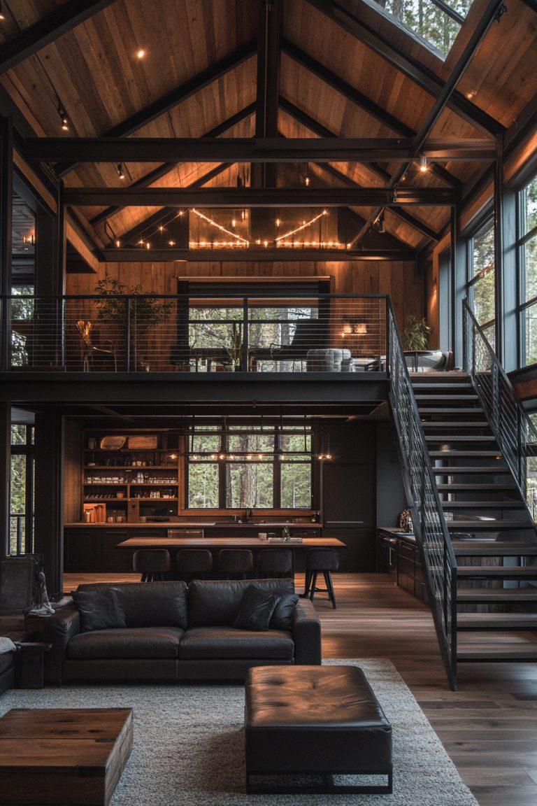 29 Modern Cabin Interior Design Ideas For A Fresh Take On Cabin Living ... regarding Modern Cabin Interior Design Ideas