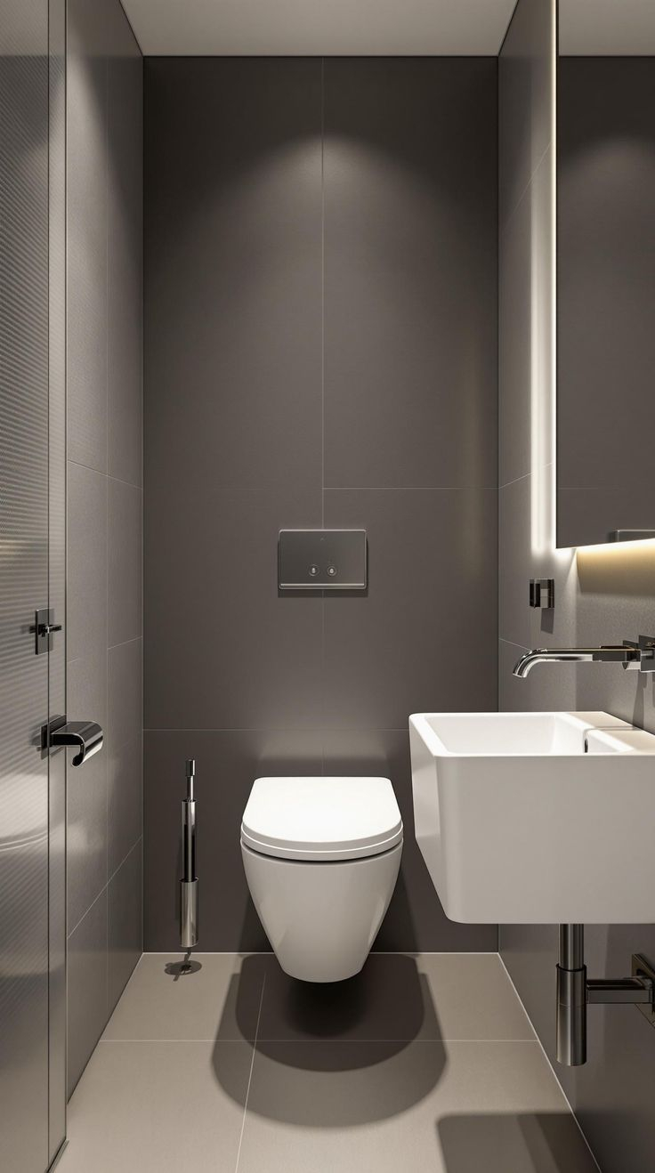 29 Smart Design Solutions For Tiny Apartment Bathrooms | Minimalist ... regarding
