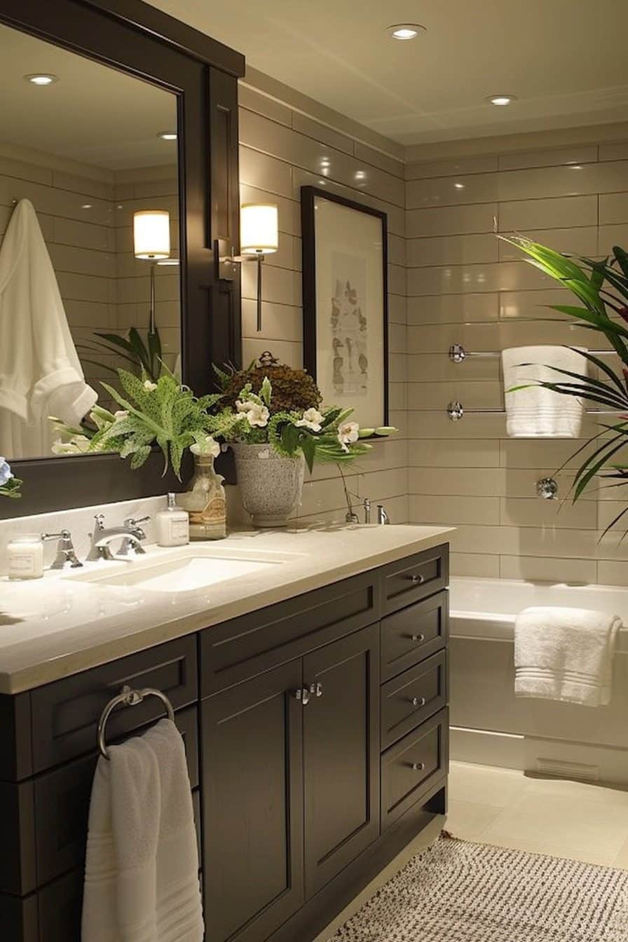 29 Stylish Small Bathroom Ideas To Upgrade Your Home - Courtneys World regarding