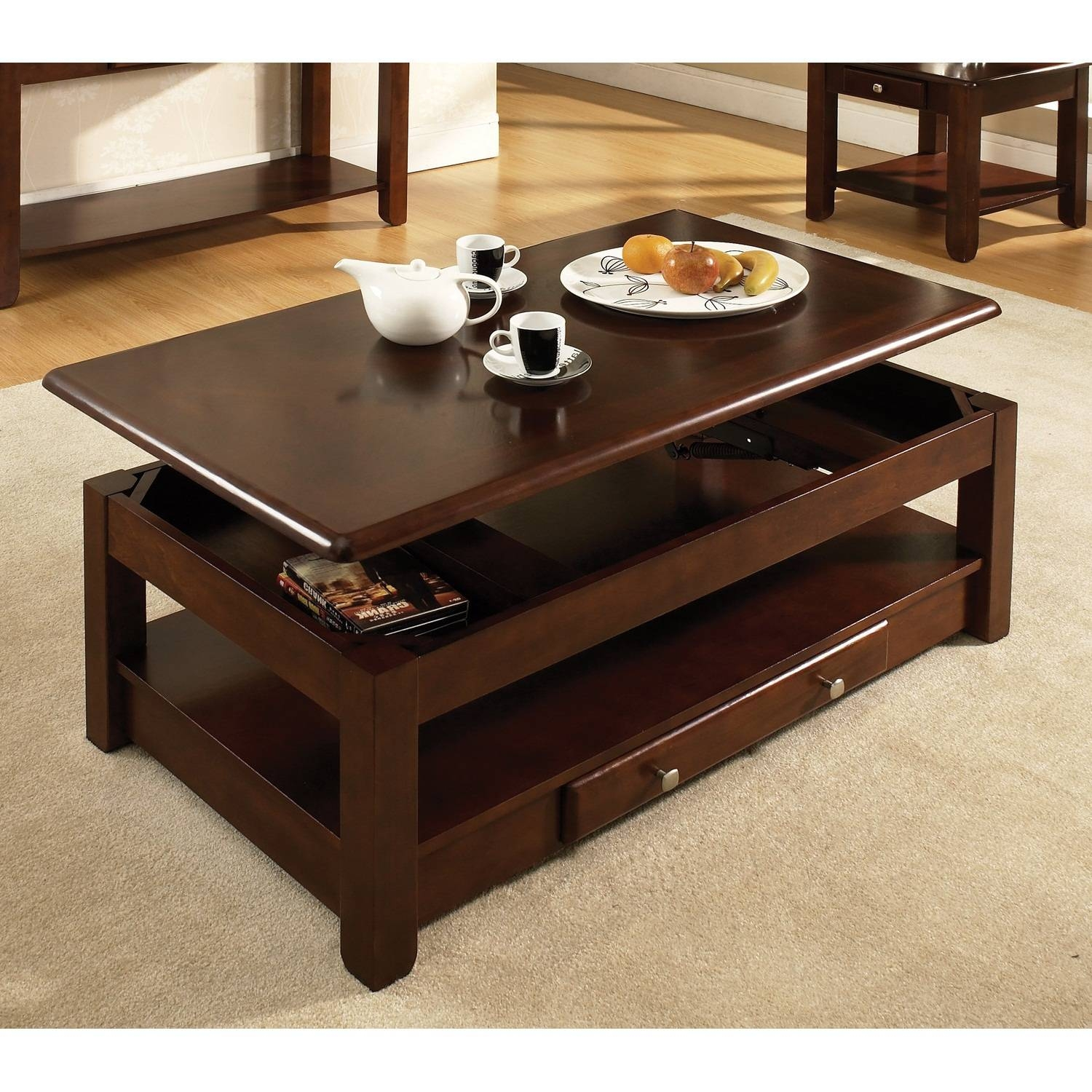 30 Best Collection Of Dark Brown Coffee Tables regarding Dark Wood Coffee Table Uk