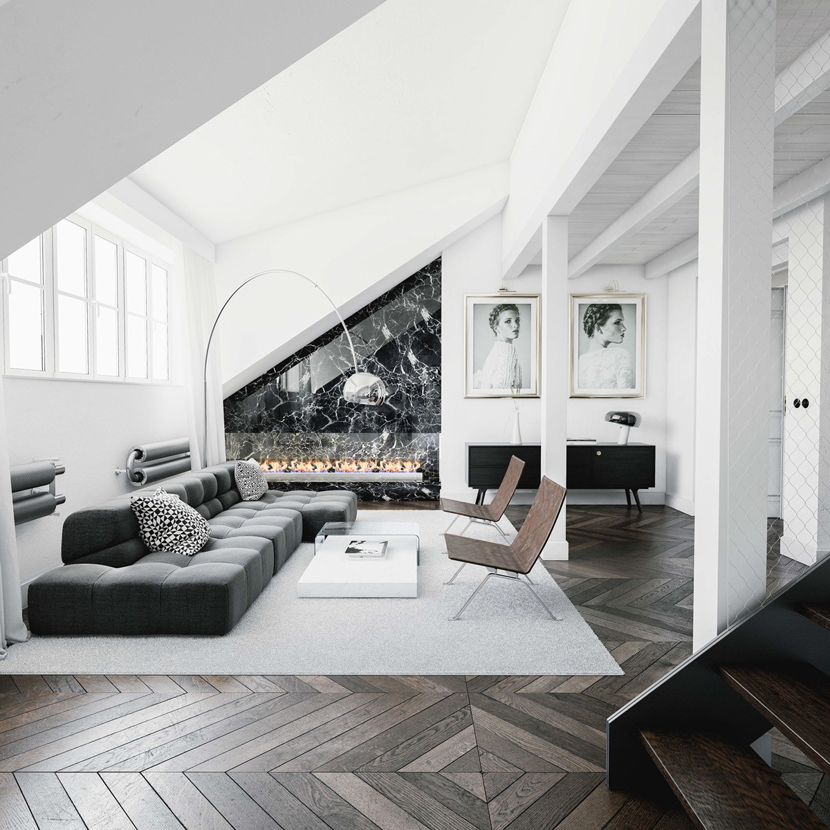 Beyond Basic Black and White Creating Depth in Your Grey and White Living Space
