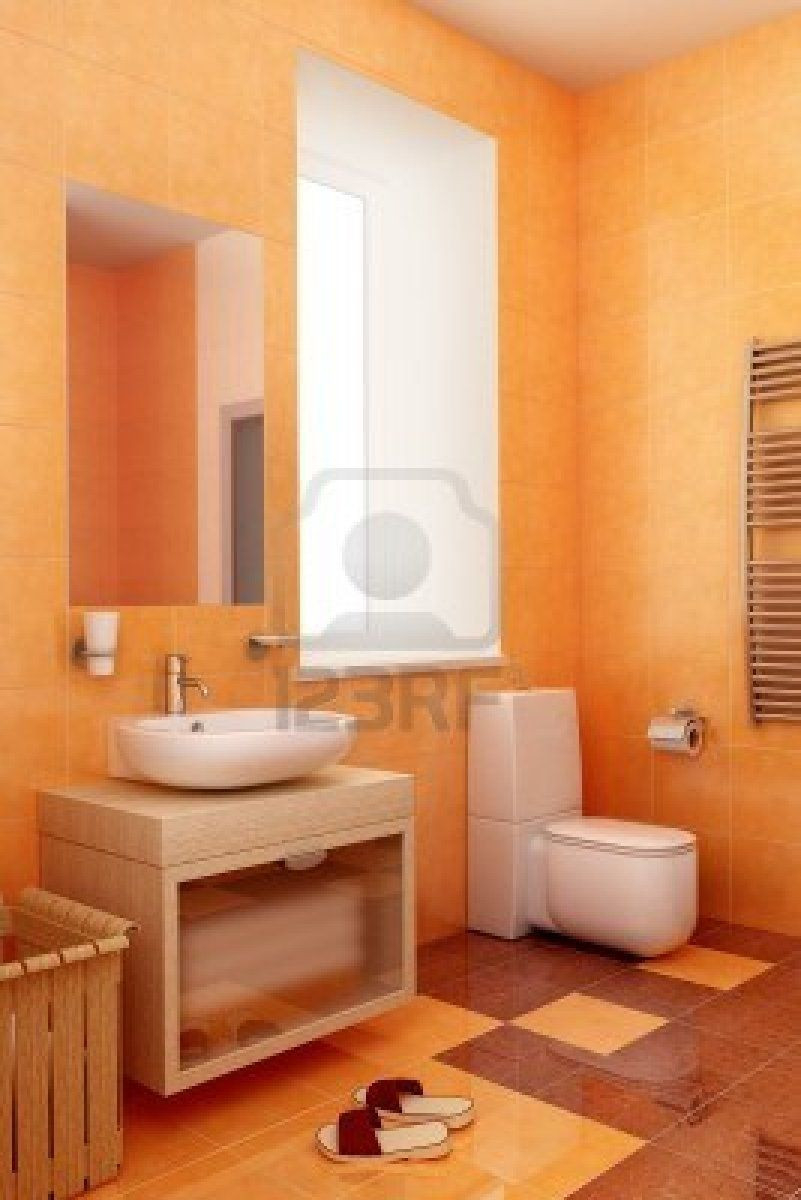 30 Fabulous Orange And Brown Bathroom Decor - Home Decoration And ... pertaining to Orange Accents That Will Transform Your Bathroom