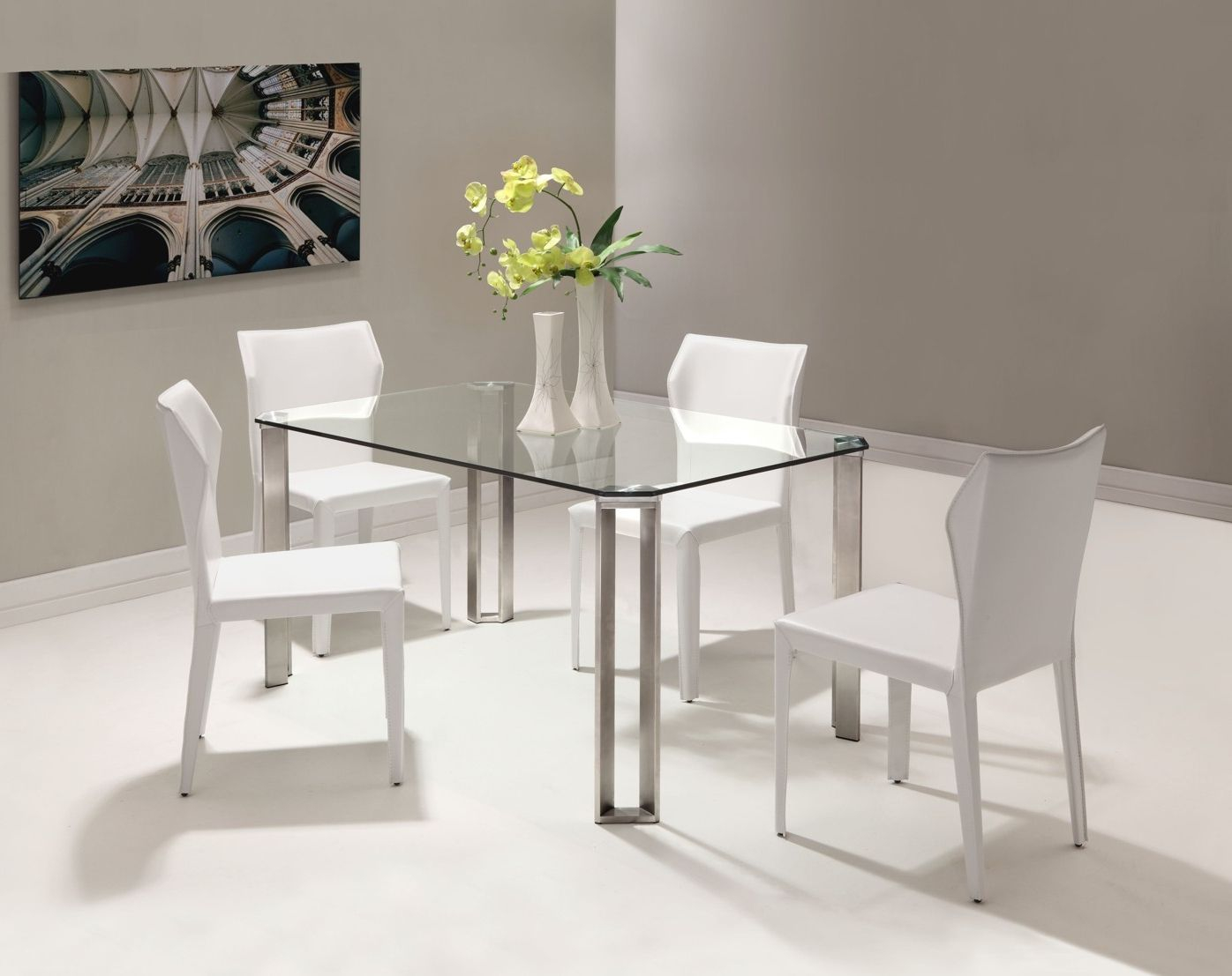 30 Inspirations Rectangular Glasstop Dining Tables pertaining to