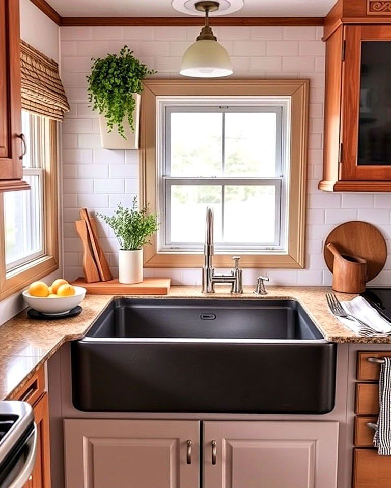 30 Mobile Home Kitchen Ideas For A Modern Touch intended for Your Guide to Upgrading a Mobile Home Kitchen