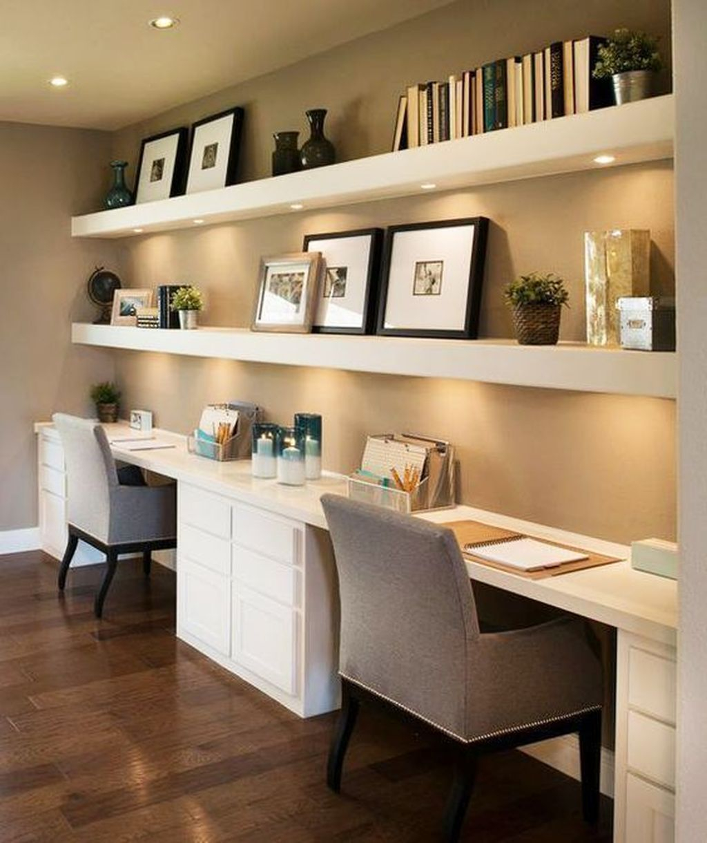 30+ Modern Home Office Ideas For Small Space - Trendhmdcr | Home Office ... with regard to From Cramped to Cozy Simple Design Tweaks for Your Small Office