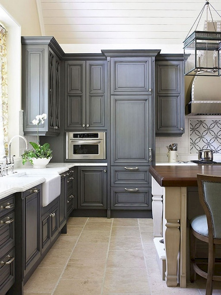 30+ Pictures Of Gray Kitchen Cabinets regarding
