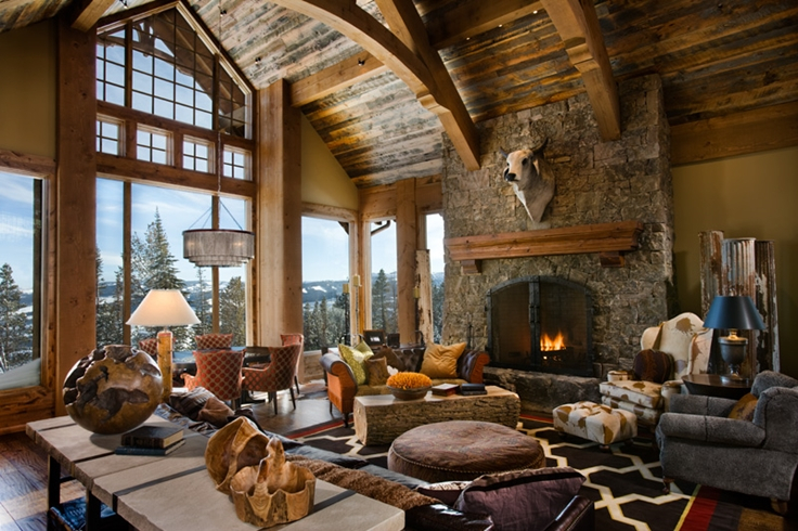 30 Rustic Chalet Interior Design Ideas | Architecture | Architecture Design throughout