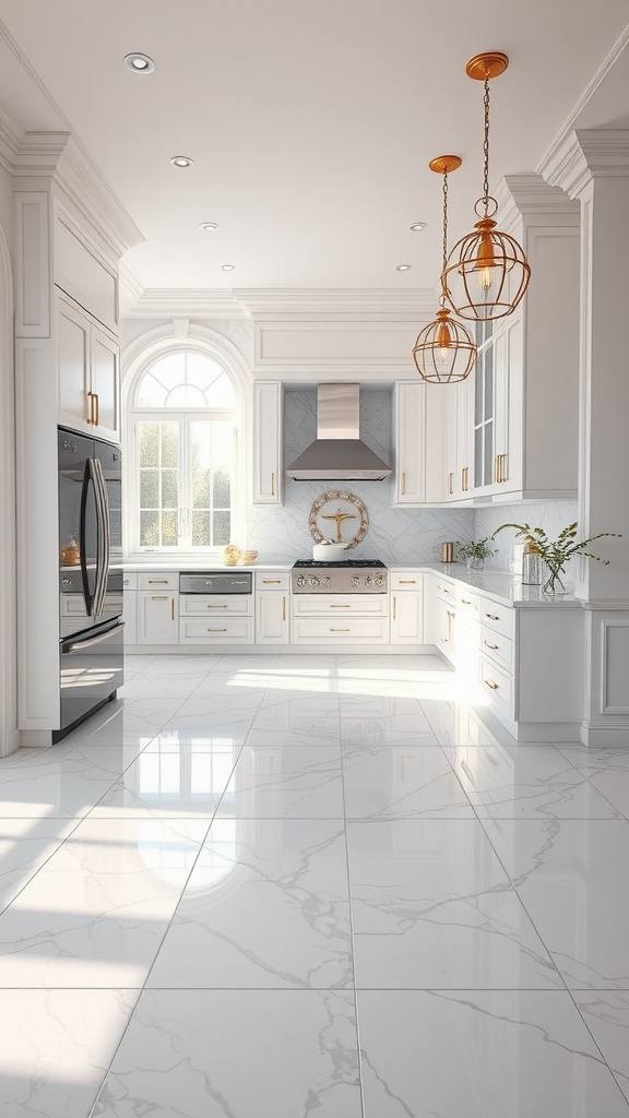 Elevate Your Kitchen Design with the Perfect Grey Floor Pairing